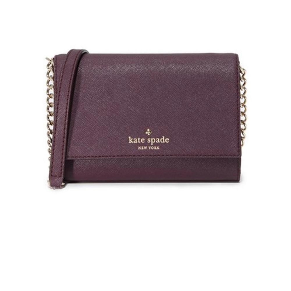 Kate Spade Cedar Street Cami Convertible Cross-Body Bag, mahogany (dark purple)